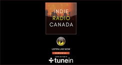 Desktop Screenshot of indieradiocanada.com